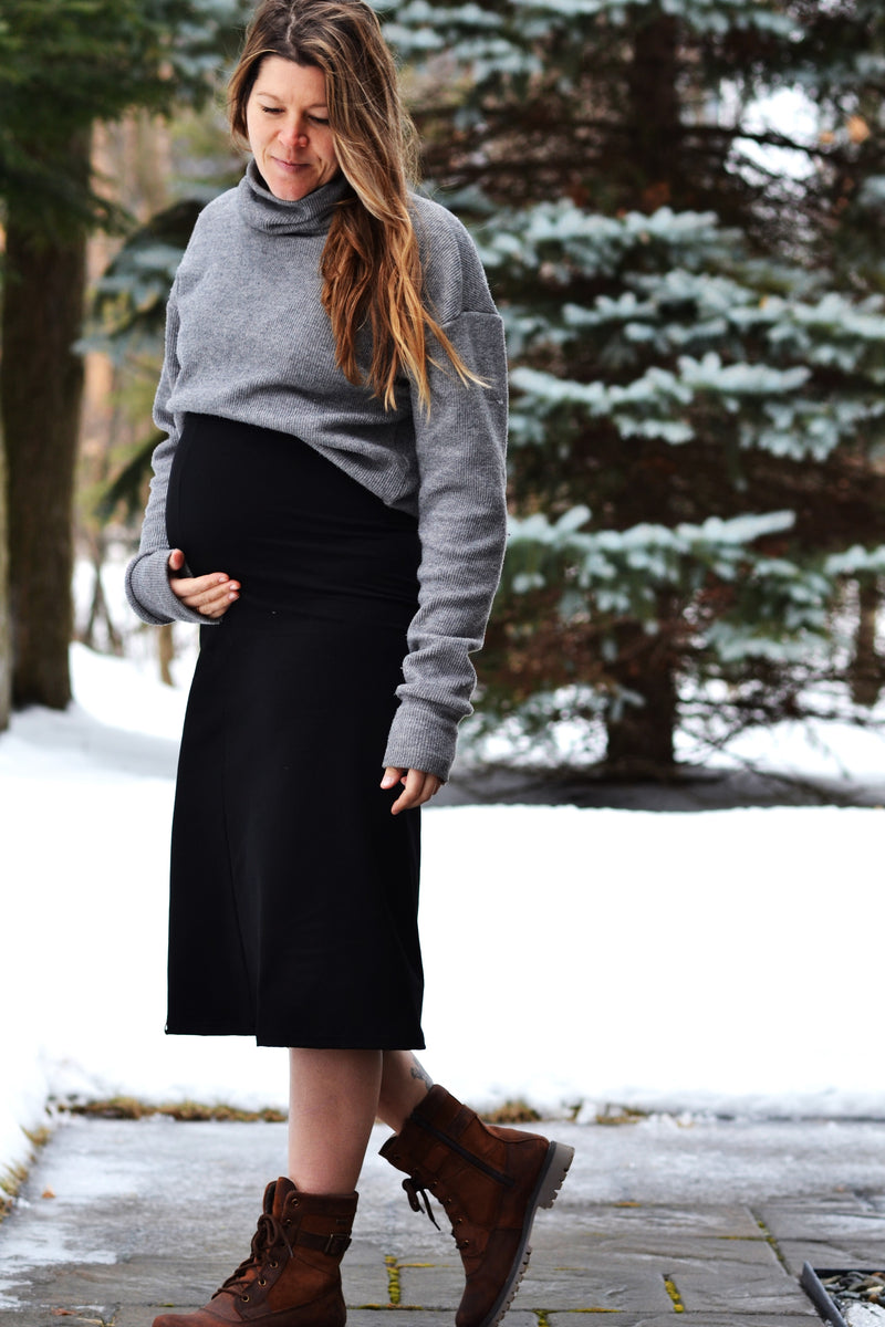 High waist skirt made in Quebec – APRT Créations