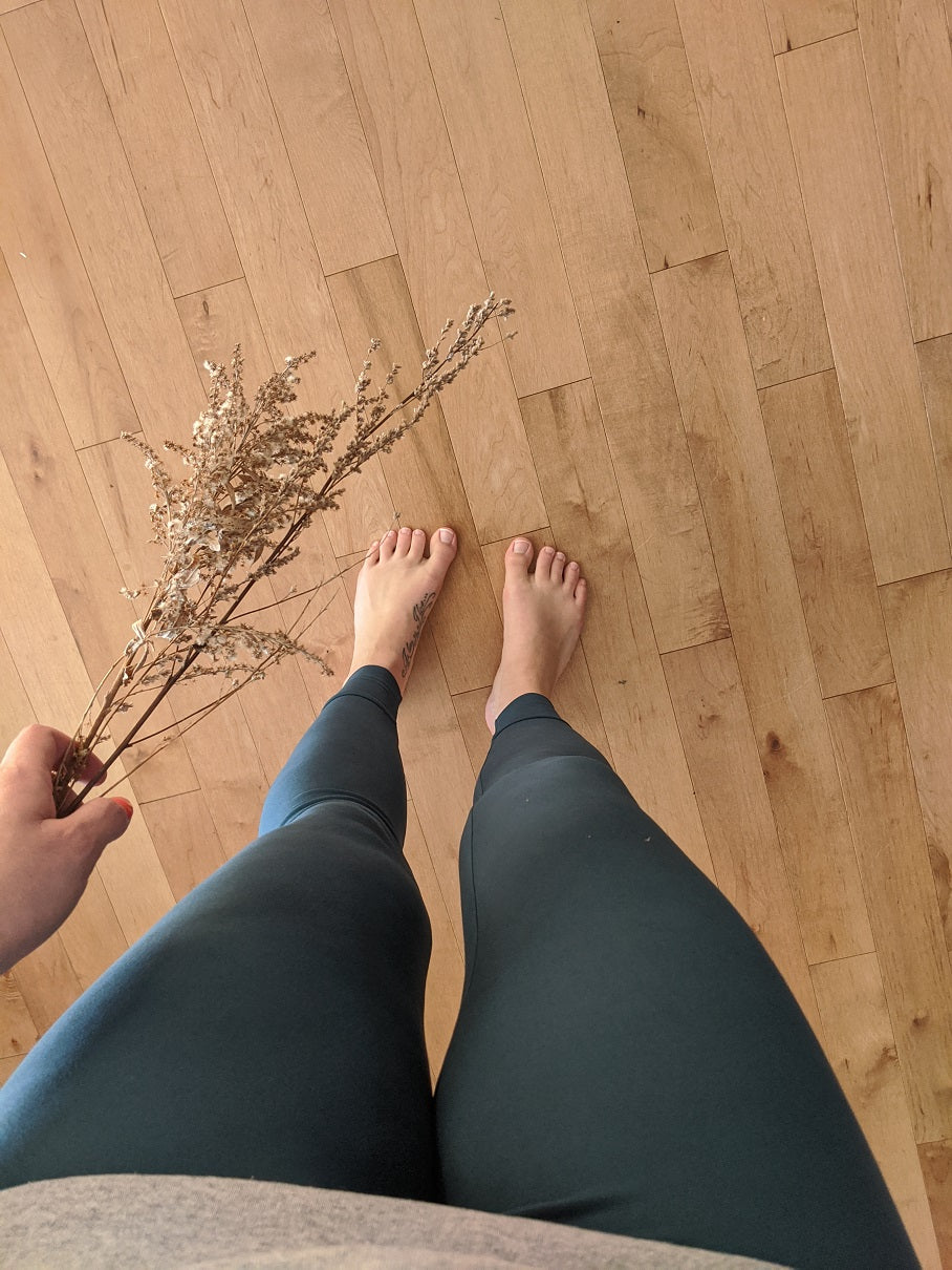 PURE - 101-2470 Bamboo Legging Seamless Control Top Waistband Charcoal –  Viau Ladies Wear