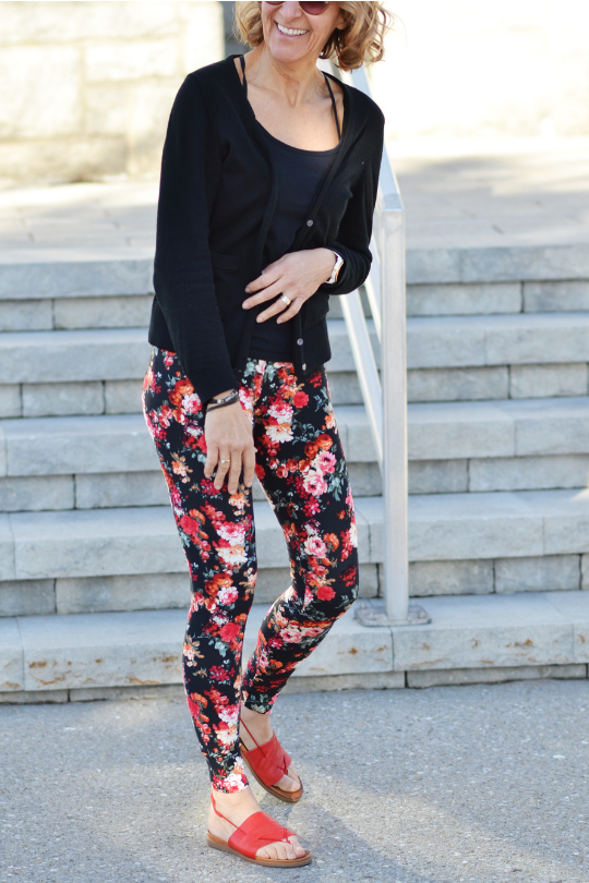 Casual leggings Flowers